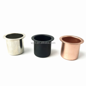 Cobre hecho a mano latón cristal té luz velas <span class=keywords><strong>tazas</strong></span> decorativas linterna al aire libre centros de mesa bodas acero velas palos - Product Image 6