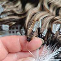 Nouveau Style Facile à Utiliser Dudai Cheveux H6 Extension de Cheveux Humains En Gros Double Dessiné Surbrillance Couleur H6 Plumes Extension de Cheveux