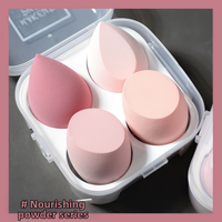 Éponge de maquillage originale en forme de goutte d'eau sans latex pour une couvrance modulable du fond de teint