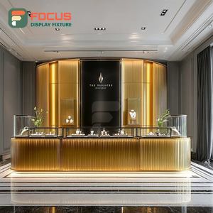 Vitrina de Exhibición para Joyería, Panel de Vidrio Templado, Mueble de Exhibición Comercial para Tienda - Product Image 3