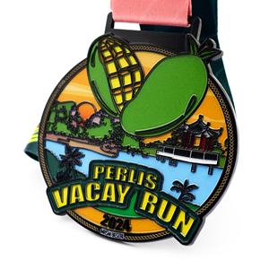 ระบบเหรียญรางวัลแบบกำหนดเองพร้อมริบบิ้นที่ถอดออกได้สำหรับสโมสรกีฬาหลายประเภทและชุดการแข่งขันประจำปี - Product Image 5