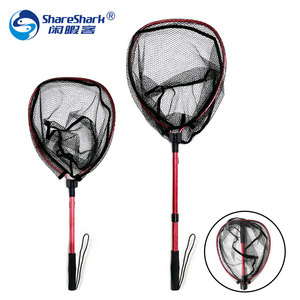 Nhôm Gấp Lớn Nylon Lưới 2 Phần Kính Thiên Văn Hạ Cánh <span class=keywords><strong>Net</strong></span> Nước Ngọt Nước mặn Câu Cá Hạ Cánh <span class=keywords><strong>Net</strong></span> - Product Image 2