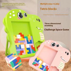 Para bloques <span class=keywords><strong>Tetris</strong></span>, rompecabezas educativo, tablero de juego de escritorio DIY, bloques de construcción de plástico para niños, iluminación de juguete transfronteriza - Product Image 3