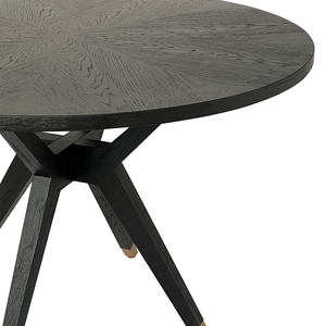 D137 Thiết Kế Hiện Đại Isabella Sang Trọng Rắn Gỗ Sồi Spider-Chân Vòng Bàn Ăn Với Kim Loại Trang Trí Bàn Chân Bàn Cà Phê - Product Image 6