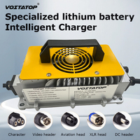 Chargeur de batterie intelligent rapide VOITA QA1250A-96V20A personnalisé 96V 20A pour batteries au plomb-acide, lithium-ion et LiFePO4 avec écran LCD IP65