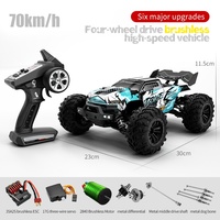 Voiture RC Buggy Brushless SCY-16102 PRO 2.4G 1/16 4WD 70km/h Véhicules télécommandés haute vitesse avec éclairage LED, camion tout-terrain RTR
