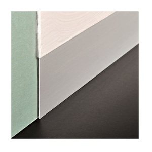 PROSKIRTING LINE Plinthe innovante en aluminium argenté anodisé pour stuc Marmorino à la chaux lissée - Product Image 1