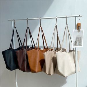 Bolsos de Mano para Mujer 2025, Bolsos de Lujo a la Moda, Bolsos de Hombro para Compras, Bolsos Tote Simples de Color Puro para Damas - Product Image 1
