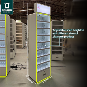 Piccolo Espositore in Metallo per Sigarette con Spintori Regolabili per Negozi di Convenienza - Product Image 3