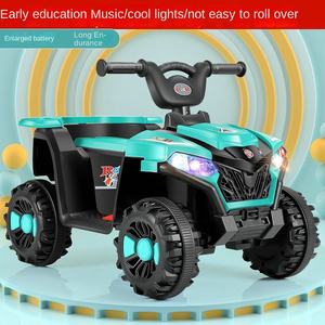 Coche eléctrico para niños de cuatro ruedas, ATV autónomo para niños, puede sentarse en el cochecito de carga de coche de <span class=keywords><strong>juguete</strong></span> para bebés humanos - Product Image 3