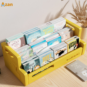 Meuble de rangement personnalisable pour <span class=keywords><strong>livres</strong></span> <span class=keywords><strong>d</strong></span>'enfants, avec barrière de sécurité épaissie anti-basculement, organisateur de coin lecture pour enfants, pour achat en gros - Product Image 1