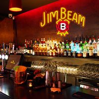 Enseigne néon Jim Beam Whiskey, Décoration murale LED alimentée par USB pour Man Cave, Bar à domicile, Club et Cadeaux