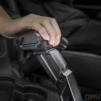OMU Genesis Series Pommeau de levier de vitesse en aluminium pour Jeep Wrangler JK Shifter Boîte de transfert Levier Poignée Kit Accessoires