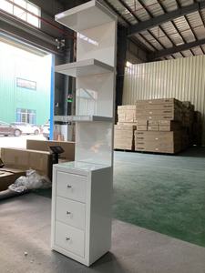 Meubles de chambre à coucher modernes de luxe avec miroir éclairé étagère en bois tiroirs de rangement pour la maison fabricant d'appartement - Product Image 3