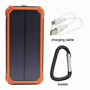 Batterie externe <span class=keywords><strong>solaire</strong></span> étanche 30000mAh grande capacité, <span class=keywords><strong>chargeur</strong></span> portable pour extérieur - Product Image 2