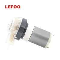 Pompe péristaltique microfluidique LEFOO à faible bruit, 120 ml/min, 12 V/24 V, pour machine à boissons, pompe de dosage de pH