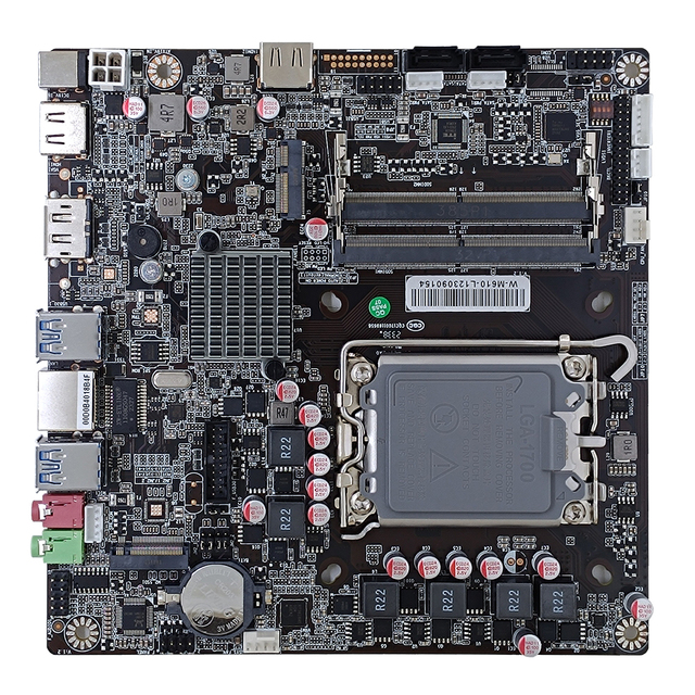 New Mini ITX Desktop Motherboard Intel LGA1700 CPU B660 Chipset H610 Supports 128GB DDR4 RAM USB3.2 GEN2 M.2 WiFi Integrated
