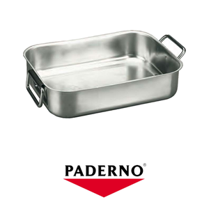 ถาดเค้กสแตนเลสทรงสี่เหลี่ยม Ø 35 ซม. สูง 25 ซม. พร้อมหูจับพับได้ Paderno - Product Image 4