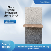 Dalles de pavage écologiques antidérapantes et ignifuges en quartz imitation pierre, briques PC pour extérieur, directement du fabricant