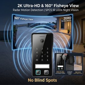 Sistema de Videoportero IP de 2 Cables Hiwink, Resolución 2K, Teléfono de Puerta Inteligente WiFi Tuya, Intercomunicador Impermeable IP65 para Renovación de Casas Antiguas - Product Image 4
