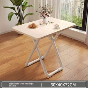 <span class=keywords><strong>Table</strong></span> pliante moderne avec plateau en <span class=keywords><strong>bois</strong></span> et pieds en métal, pas d'<span class=keywords><strong>assemblage</strong></span> requis, pour la maison, la cuisine, le café, le restaurant - Product Image 5