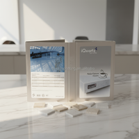 Présentoir de salle d'exposition en marbre de quartz sur mesure 2026, support d'affichage pour mosaïque