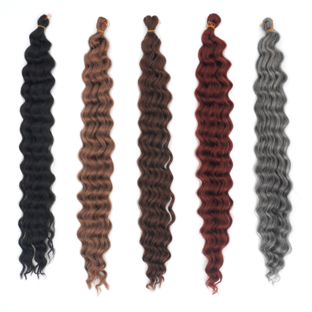 Vast Hair KAMA Dyed Deep Twist Synthetic Hair Bundles Crochet Braid Extensions thumbnail 3