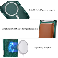 Étui en cuir PU de conception entièrement enveloppée de grain de losange fait à la main de haute qualité pour accessoire de téléphone portable iPhone 17 Pro Max