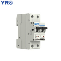 Disjoncteur miniature 2 pôles YRO avec certification KEMA pour onduleur solaire, panneau de distribution de sortie CA, armoire électrique