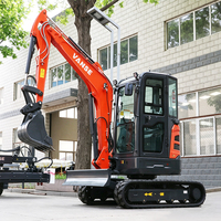 Sistema Hidráulico de Alta Potencia para Excavadora Pequeña, Mini Excavadora con Gran Fuerza de Excavación, Uso Municipal, Excavadora Compacta