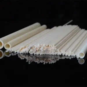 99.7% high alumina ceramic tube Customized 2mm High Heat 99% Al2O3 Alumina Ceramics Tube