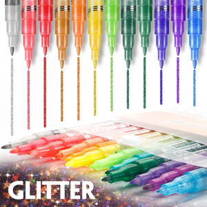 Penna Glitterata Super Brillante a Base d'Acqua, Inchiostro Non Tossico, Marcatore Impermeabile - Product Image 5