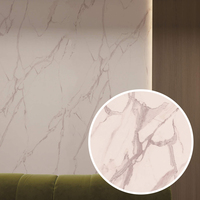 Panneau mural en PVC effet marbre, revêtement intérieur anti-rayures, finition brillante UV, solution de revêtement pour maisons modernes