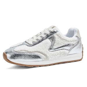 Женские модные теннисные кроссовки в стиле ретро, повседневные кроссовки для бега и ходьбы со стильным нейтральным дизайном и сетчатой подкладкой - Product Image 4