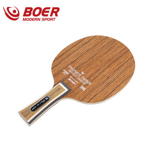 Technologie Tekken Ebony Cross Raquette 5 plis en bois pur Plaque de base en carbone Copie de raquette de <span class=keywords><strong>tennis</strong></span> de table - Product Image 6