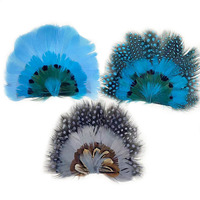 Chapeau en forme d'éventail personnalisé garniture de plumes épingle à chapeau pour bricolage artisanat hommes Cowboy Fedora chapeau Costume chapellerie accessoire de cheveux