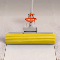 Serpillère télescopique en éponge PVA à rouleau unique, pliable, essorage à 80-90% de déshydratation, 20 000+ cycles durables, équipement de nettoyage super performant