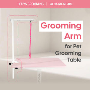 สายรัดคอเหล็กปรับระดับได้ HEDYS GROOMING สำหรับโต๊ะกรูมมิ่ง (สีดำ-ขาว) - อุปกรณ์ยึดสัตว์เลี้ยงที่มั่นคงและปลอดภัยสำหรับสุนัข น้ำหนัก 1.65 กก. - Product Image 3