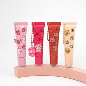 Mini Tubo de Brillo Labial Moderno 2026 para Aceite Labial con Tapa a Presión, Lindo Tubo de Plástico PCR para Brillo Labial Líquido - Product Image 1