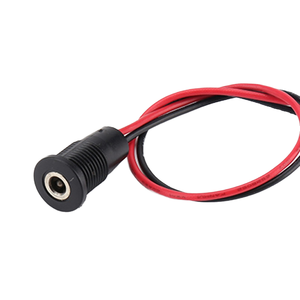 Câble de prise DC à cloison M12, connecteurs de prise d'alimentation DC à montage sur panneau fileté pour des connexions rapides et faciles - Product Image 4