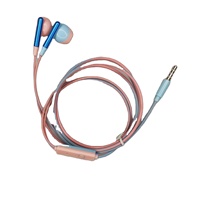 Earbud Pemandu Wisata Sekali Pakai Vicsound 3.5mm Earphone Berkabel Harga Terjangkau Headphone Musik untuk Penerbangan