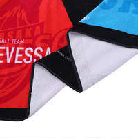 Serviette de rallye sport personnalisée en coton microfibre imprimée de logo personnalisé Serviette de rallye gym en coton avec logo personnalisé