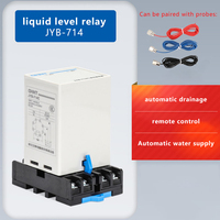 Relais de niveau de liquide série JYB-714, contrôleur de niveau d'eau entièrement automatique, tension 220V/380V, installation sur appareil/rail