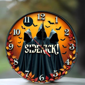Hotel Decoration Decor Wall <b>Clock</b> Round Wooden Wall <b>Clock</b> 25x25Cm Silent Non Ticking - Product Image 1