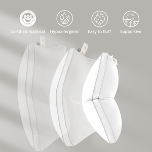 Almohadas de Hotel de Lujo con Relleno de Plumas, Tamaño Queen Estándar, Paquete de 1, Suaves y con Refuerzo Lateral, Venta al Por Mayor OEM - Product Image 6