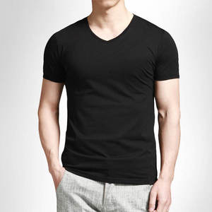 Maglietta <span class=keywords><strong>Intima</strong></span> da <span class=keywords><strong>Uomo</strong></span> con <span class=keywords><strong>Scollo</strong></span> a V Antitraspirante 100% Cotone Traspirante Oversize Tinta Unita Lavorata a <span class=keywords><strong>Maglia</strong></span> con Stampa Digitale - Product Image 2
