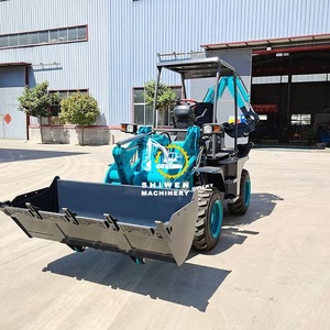 Chargeur frontal sur pneus pour tracteur, mini-pelle 4x4, 30/50/40 HP, moteur certifié CE EPA, boîte de vitesses, nouveau modèle 1 an - Product Image 4