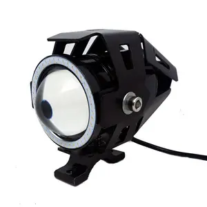 Feux de route LED U7 pour motos, feux de route, DRL, 2 pièces, 12V, 3000lmw, U5