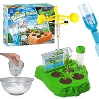 Station météo écologique EPT 4-en-1, laboratoire de culture de plantes avec cycle de l'eau et simulateur de tornade, kit d'expériences scientifiques STEM pour enfants