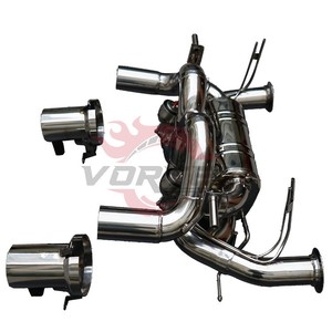Vortex High Performance Stainless Exhaust System for Lamborghini Aventador SVJ Valve Controlled Piping Kit - Product Image 4
